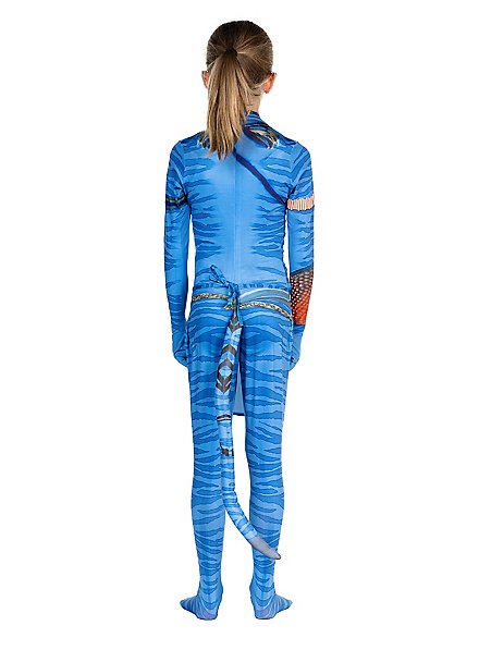 Blue Tribal Warrior Costume for Girls